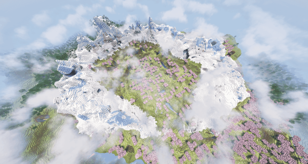 いくつかのクールな機能を備えた別の桜の木立です。