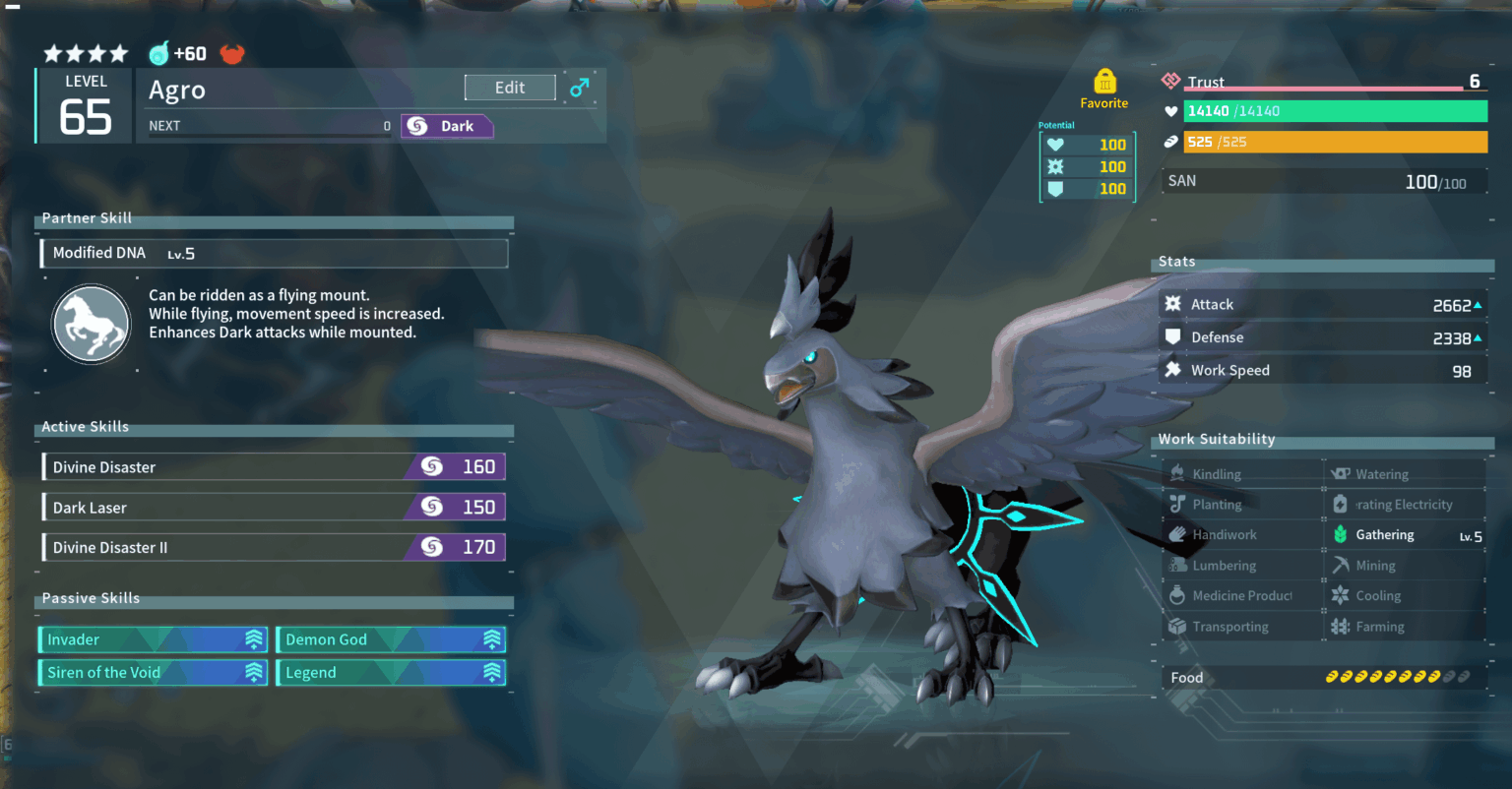 アルファ シャドウビーク、すべてのレインボー パッシブで 100%IV