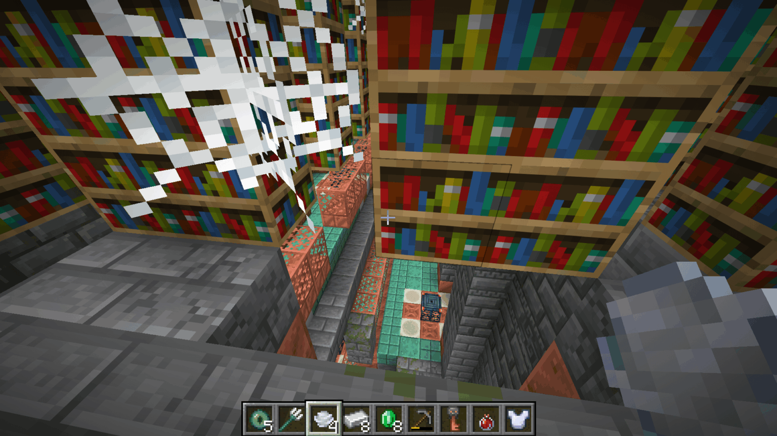 私の要塞の図書館には地下室の試用室がある