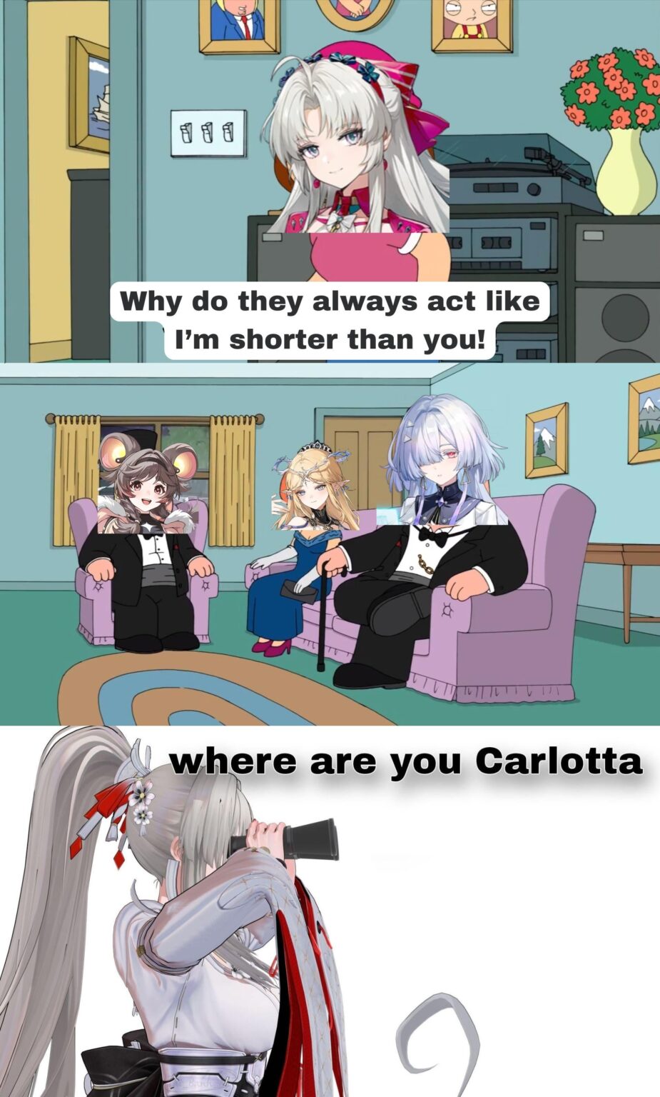 旗の前でスモロタの優位性を主張