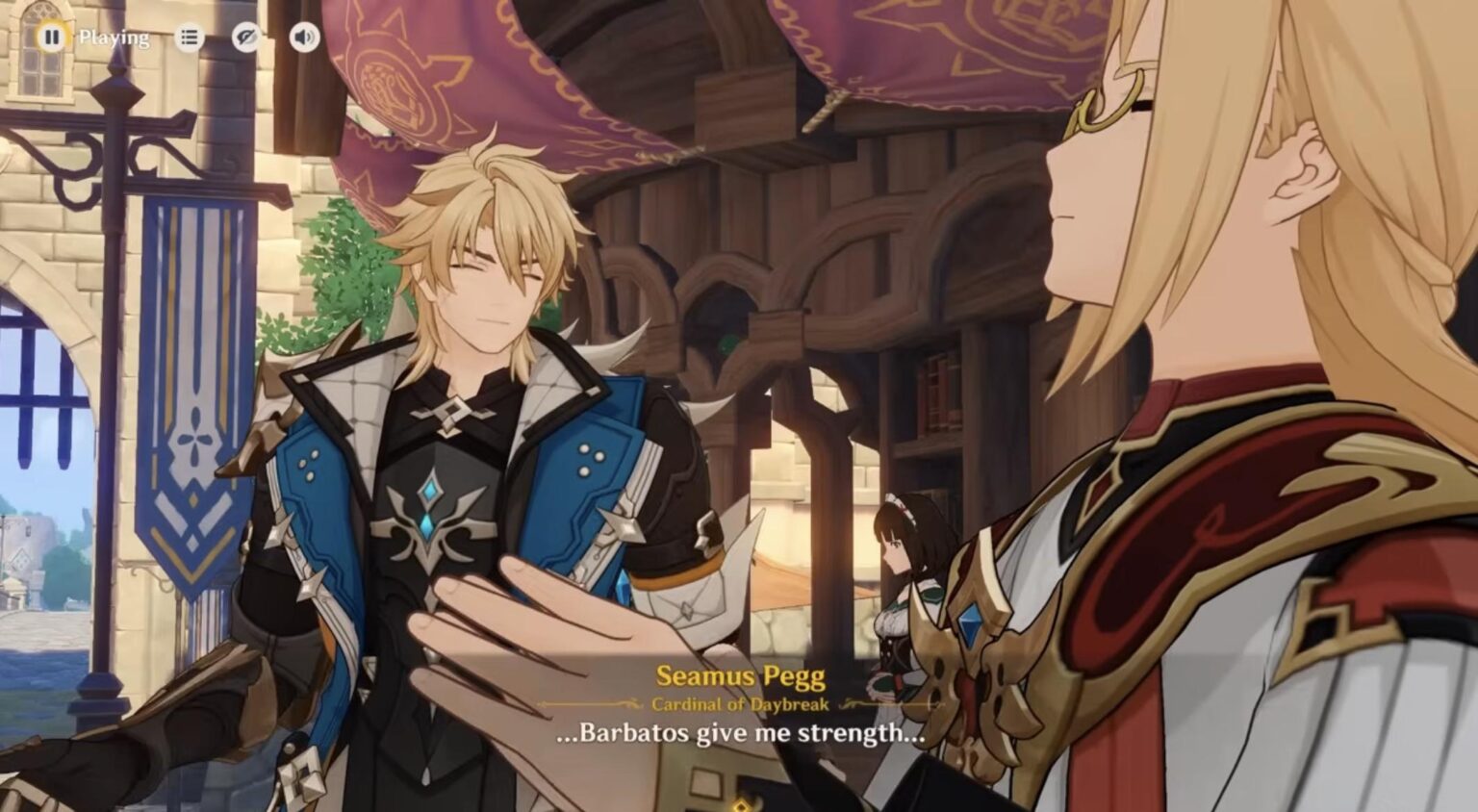 シェイマスとダリアにとって、ヴェンティがアネモのアルコンであるというのはとても奇妙に違いない