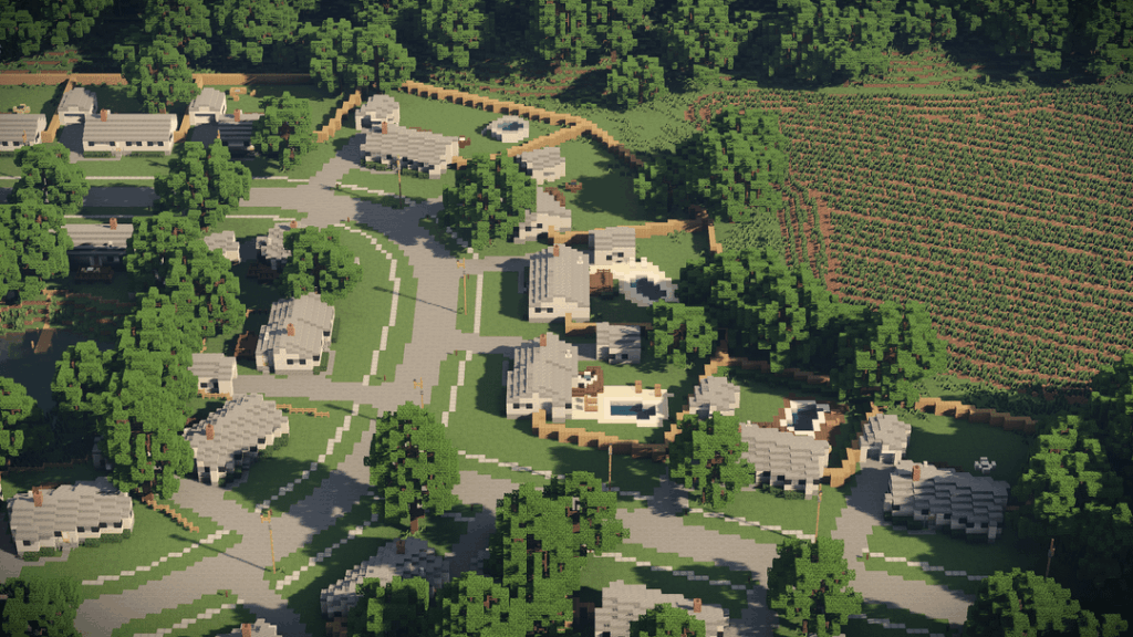 ついに90度のグリッドを突破しました。 100%オーガニックの斜めのアメリカ地区を建設（アラバマ夏）