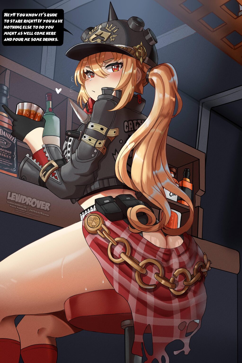 ルーシーはあなたと一緒に飲みたいと思っています (@Lewdrover)