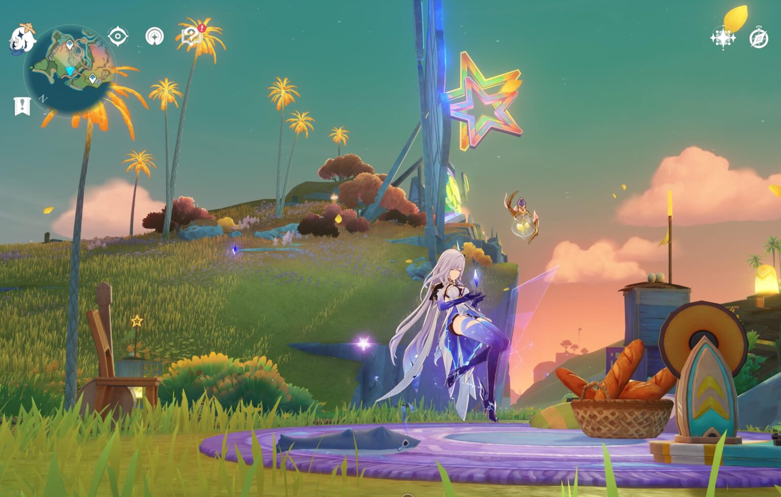 クエストの発生を避けるためにログアウトしているところ