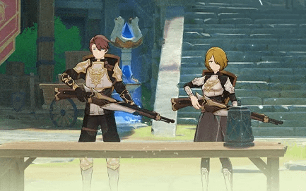 ついにファボニウス騎士団の GUN バフが登場しました... NPC に。