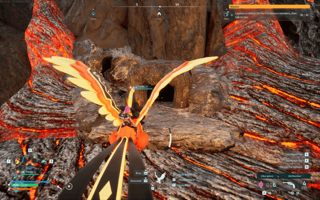 黒曜石山のこのダンジョンの入り口に近づくと、私は炎上し、大きなダメージを受けました。