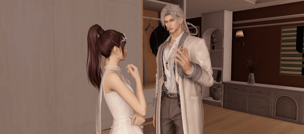 PSA: 明日のホーム機能の特別な誕生日インタラクションのために、サイラスをドレスアップすることを忘れないでください。 :3 🎂