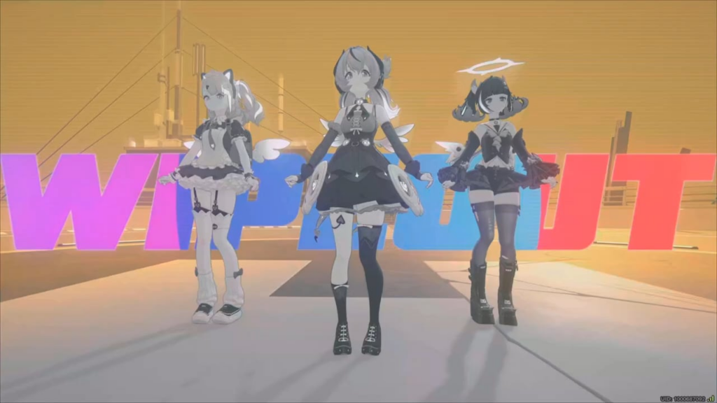 AODダンスアイドルアニメーションを作成しましたが、ワイプアウトのみを使用しました