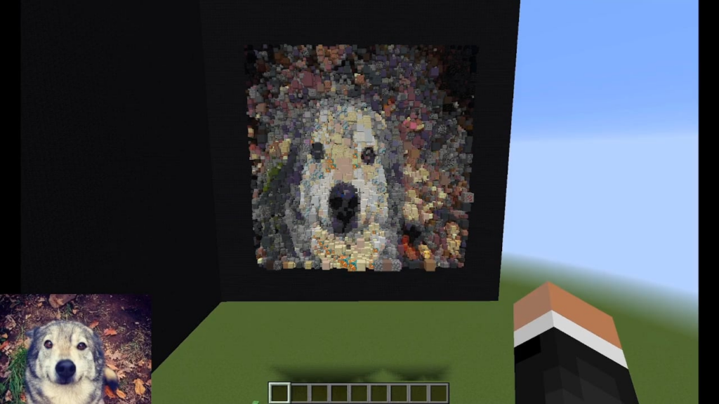 何かに取り組んでいます