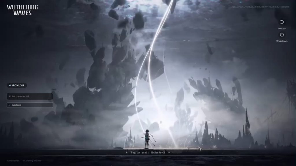 荒波をイメージしたロック画面テーマ!!