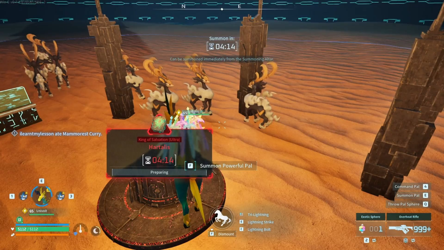 80日目にハルタリスウルトラを倒した（初期設定、15匹）