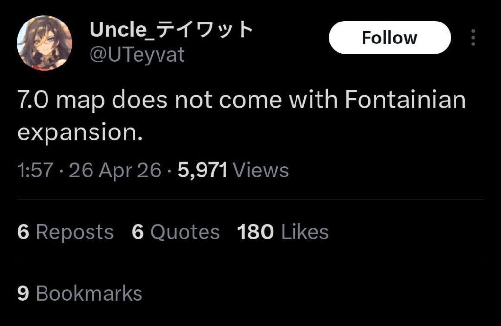 UTeyvat 経由の Fontaine 拡張情報
