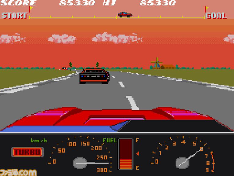 【アケアカ】『KONAMI RF2 Red Fighter』が4月16日に配信開始。過酷な全6ステージを、燃料切れに注意しながら走り抜けるレースゲーム