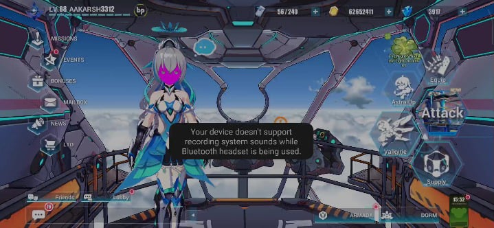 ブローニャの顔テクスチャの不具合