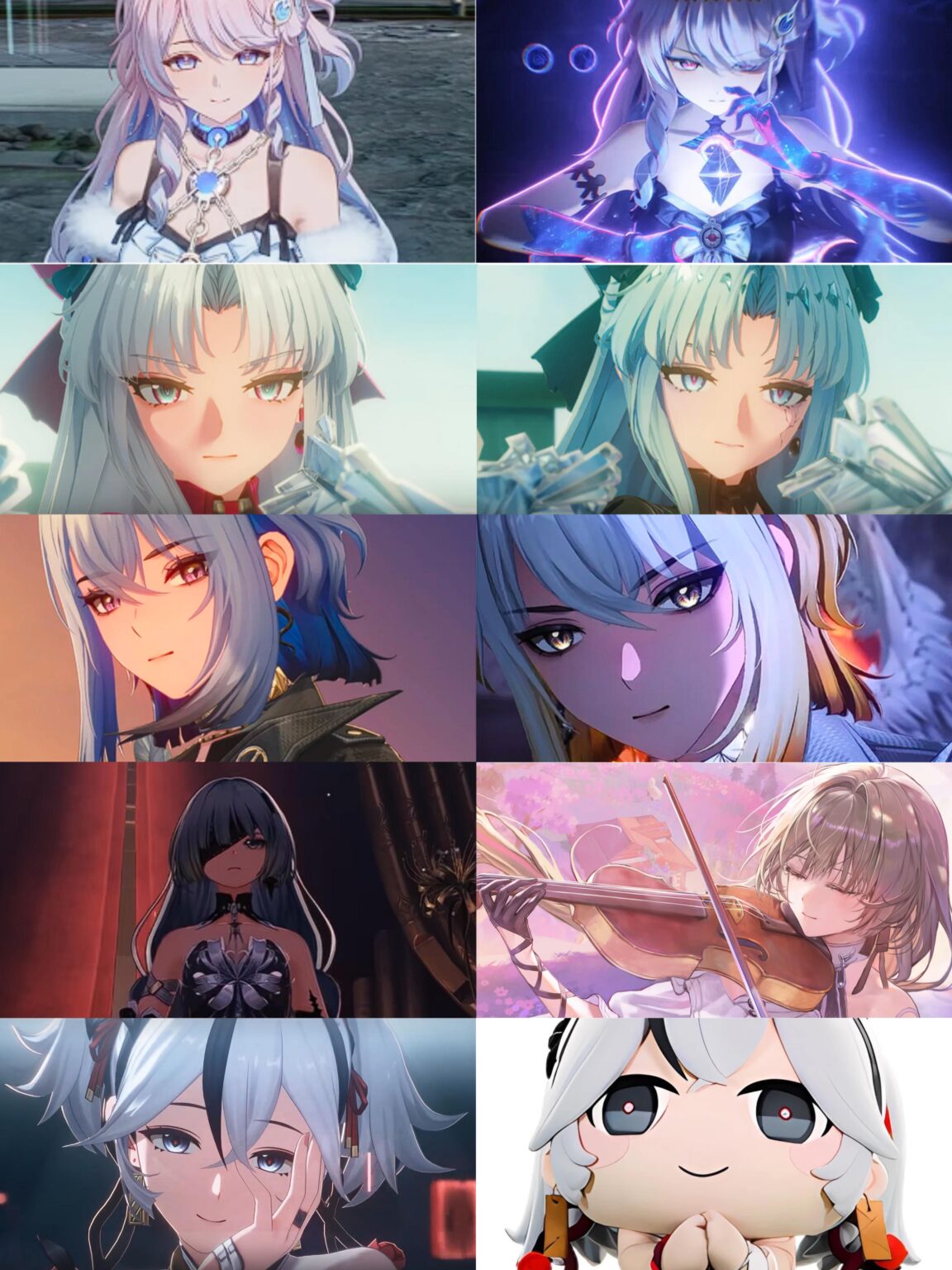 WuWa のさまざまな形式の文字