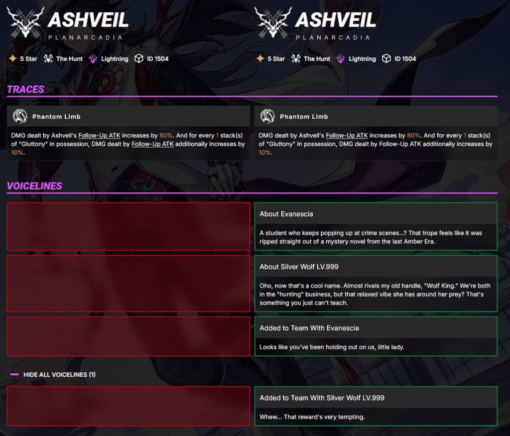 v4.2.0 Rev. 14809204 Gachabase 経由のアップデート - 新しいボイスライン