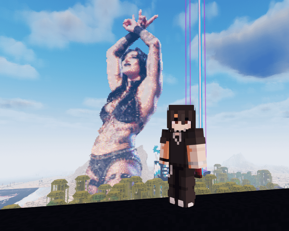 レア・リプリーのピクセルアートが完成しました！