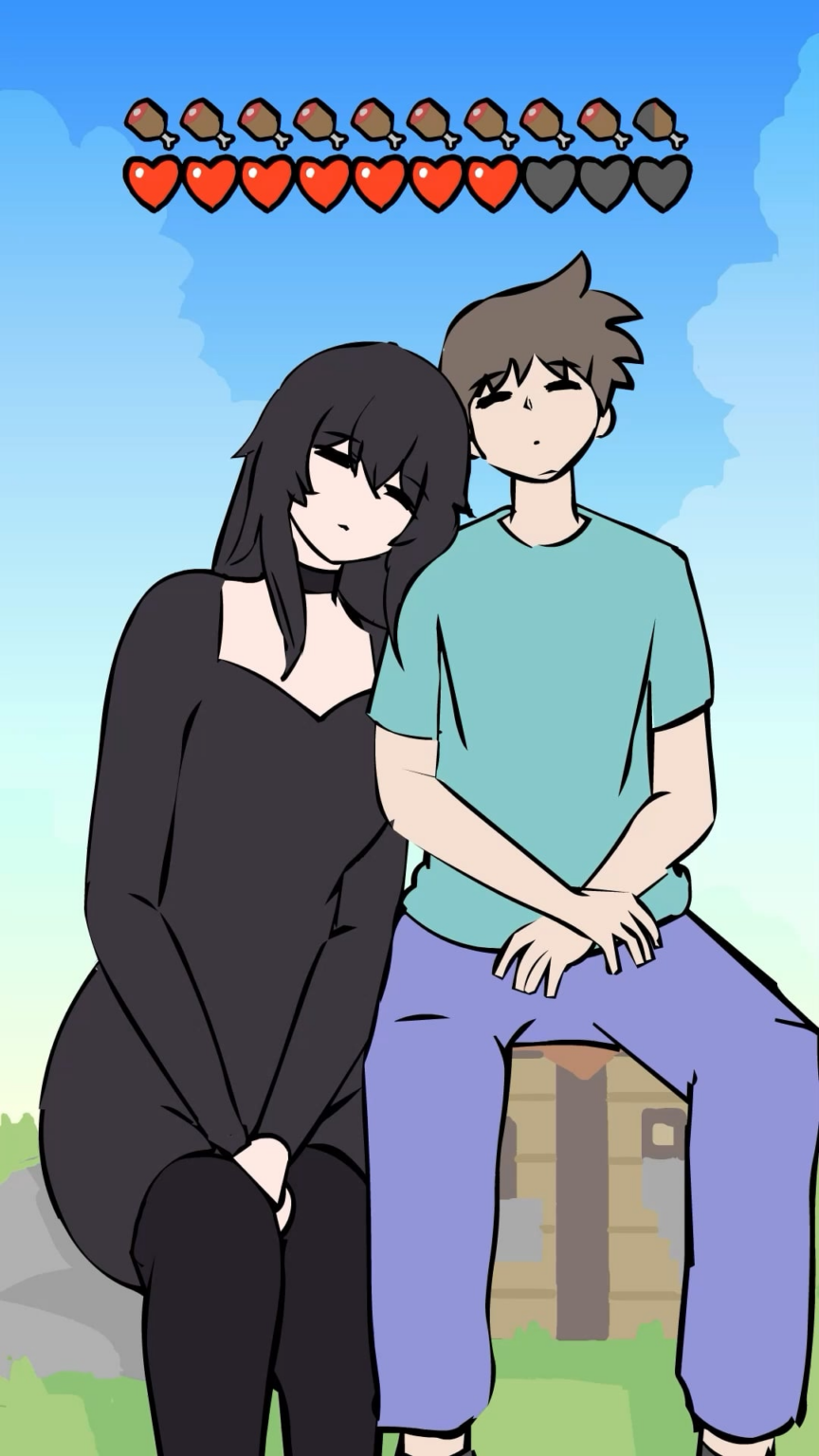 エンダーマンは昼寝をする