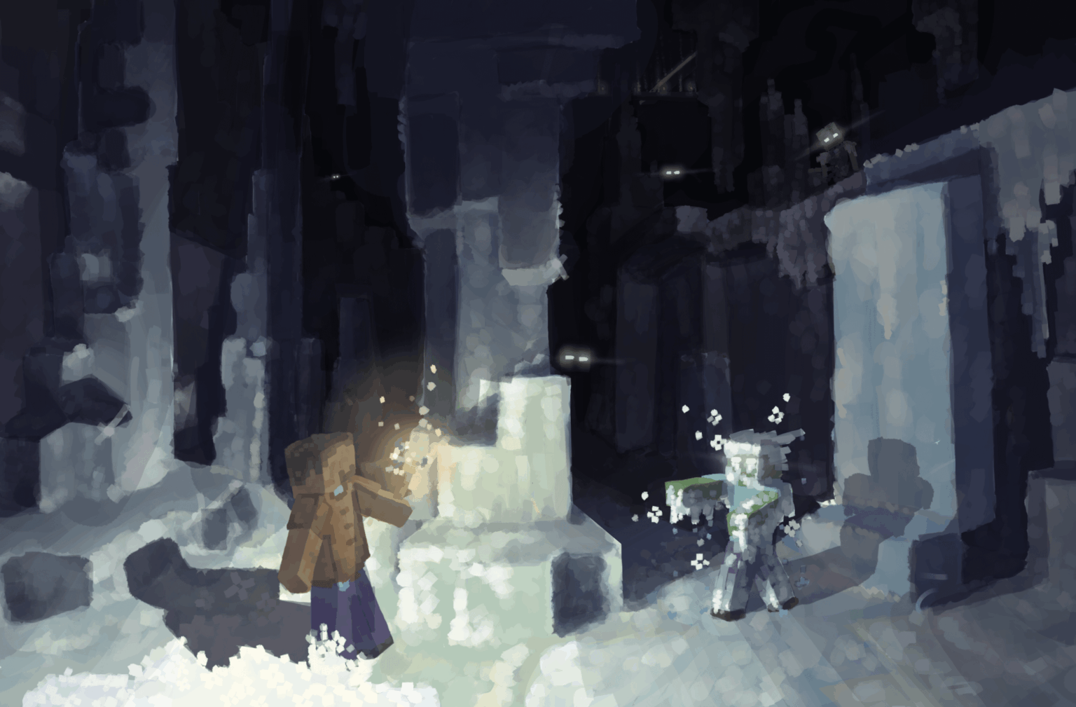 硫黄の洞窟が追加されたので、今度は氷の洞窟を追加するときですか? (コンセプトアートは私が描きました)