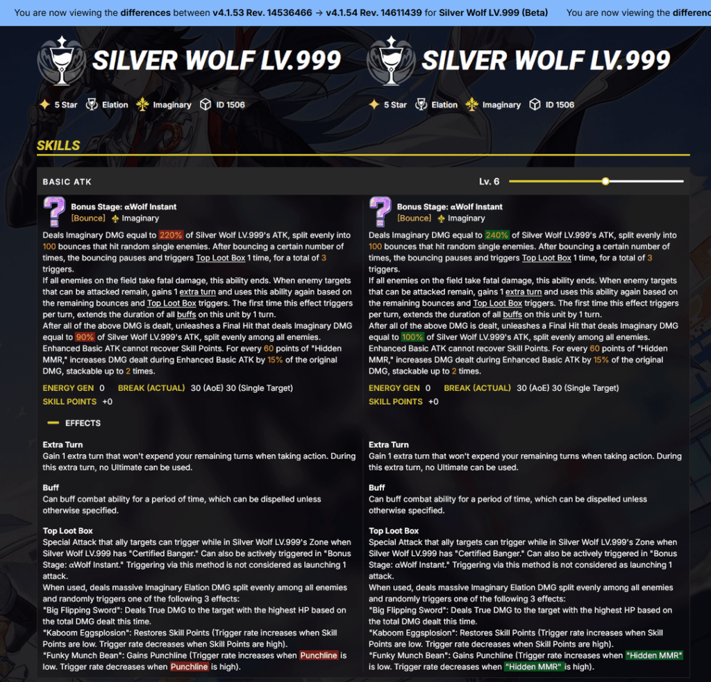 Gachabase による SW999 v4 の変更