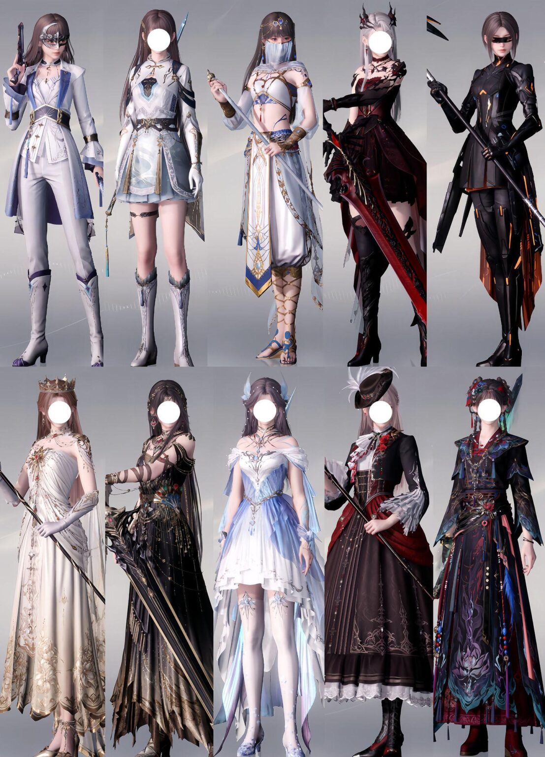 MCの衣装。第2神話と第3神話