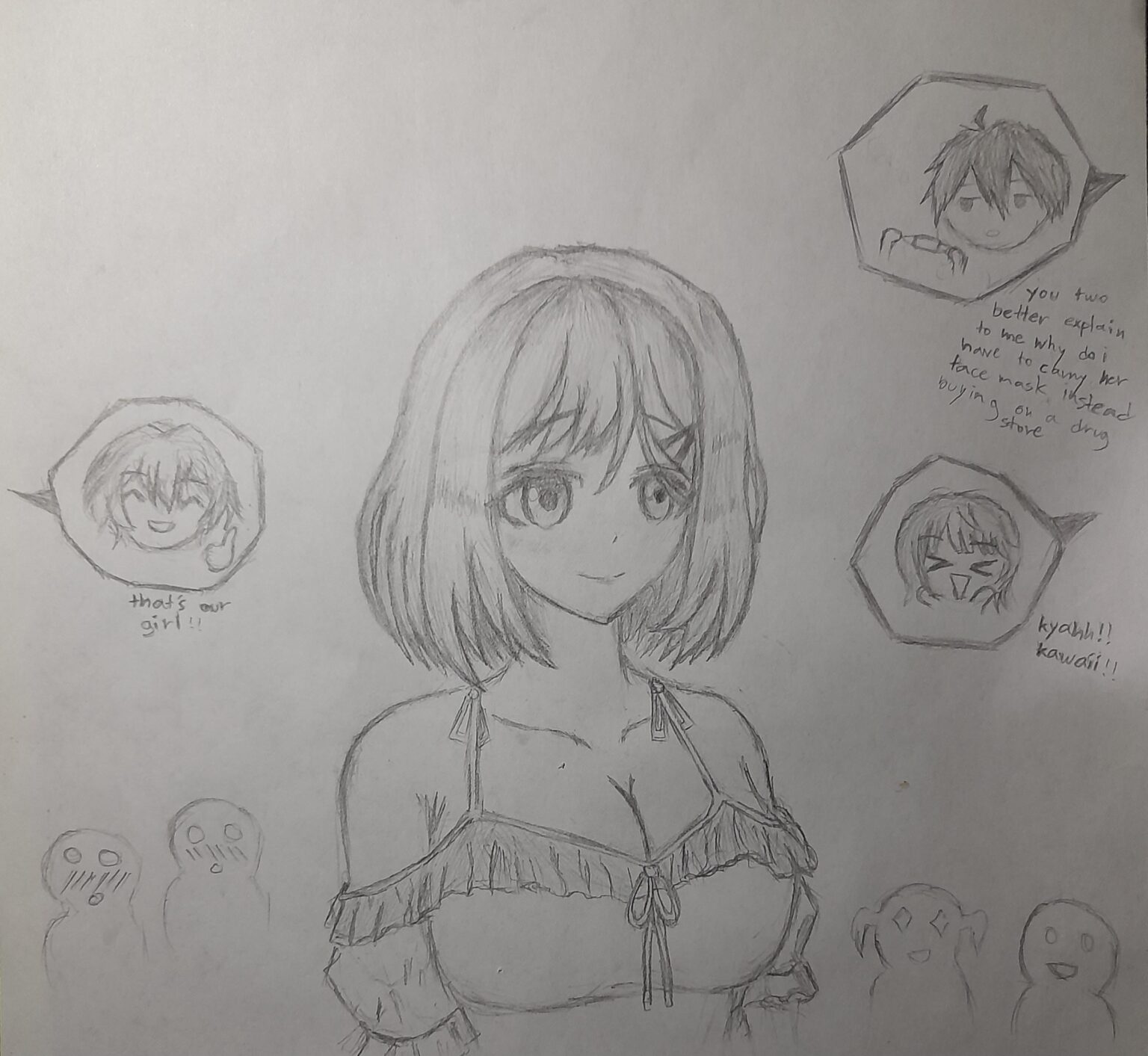 AIが多すぎてティミドのファンアートがかなり限られた量しかなくなった後でこれを描きます