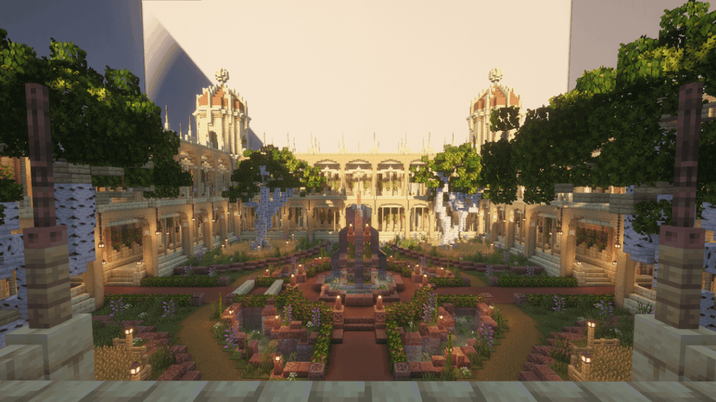 回廊や庭園のものを作ってみた