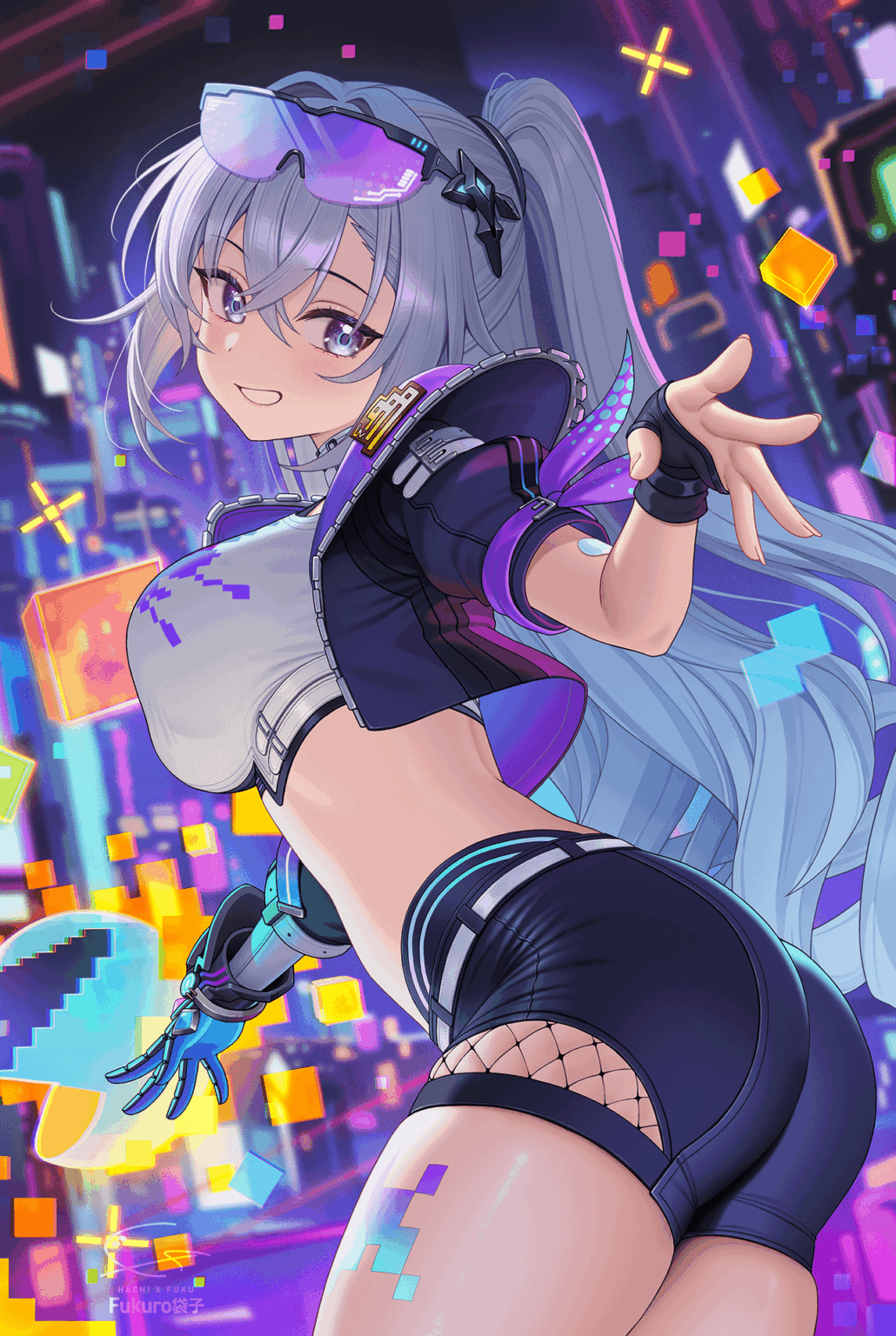 シルバーゲーマーレベル999！ (アート by @hachiFukuDZ)