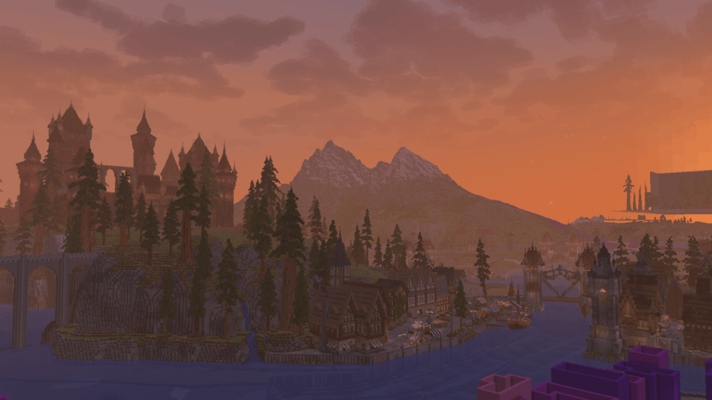 山の背景を構築しましょう！