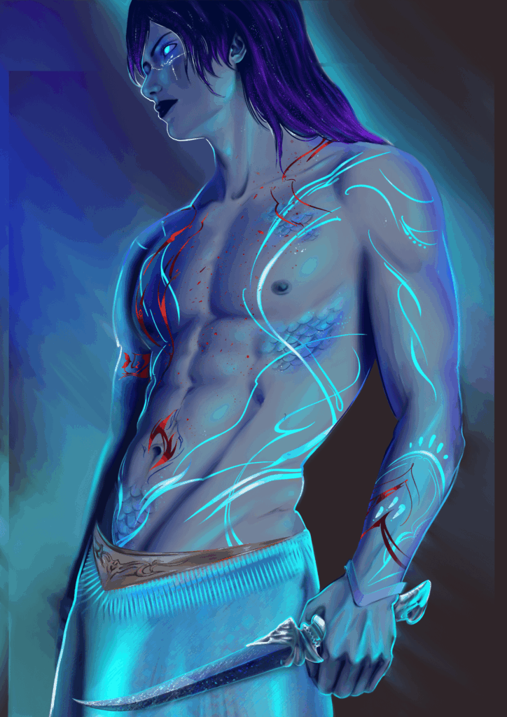 私の最新かつ最初のレムリアの海の神のファンアート