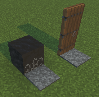 ドアに青白い苔が生えなくなりました...