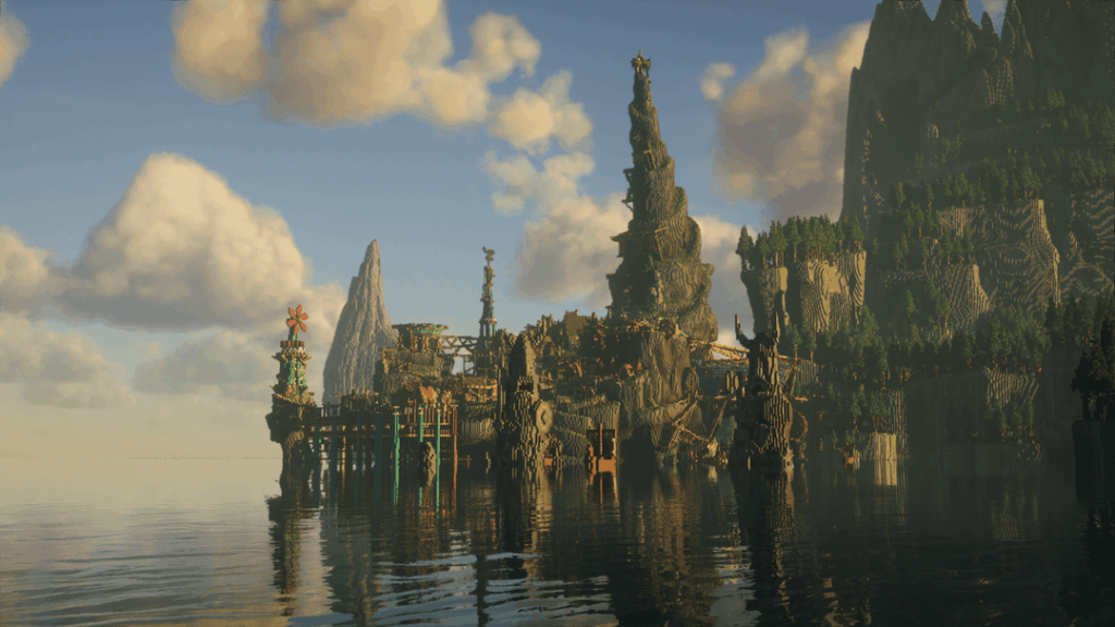 Minecraft でバーク島 (httyd) を構築しました