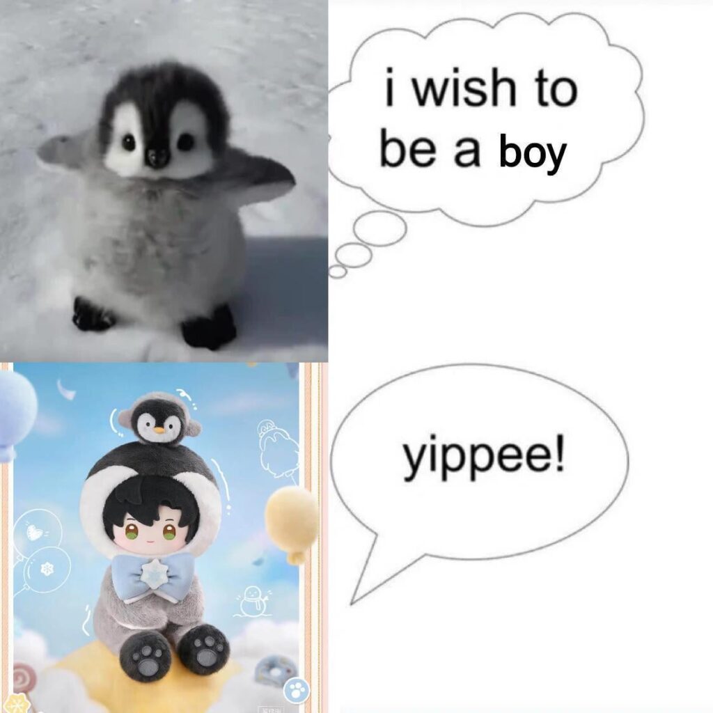 ゼインのぬいぐるみはとてもかわいいです🐧🐧