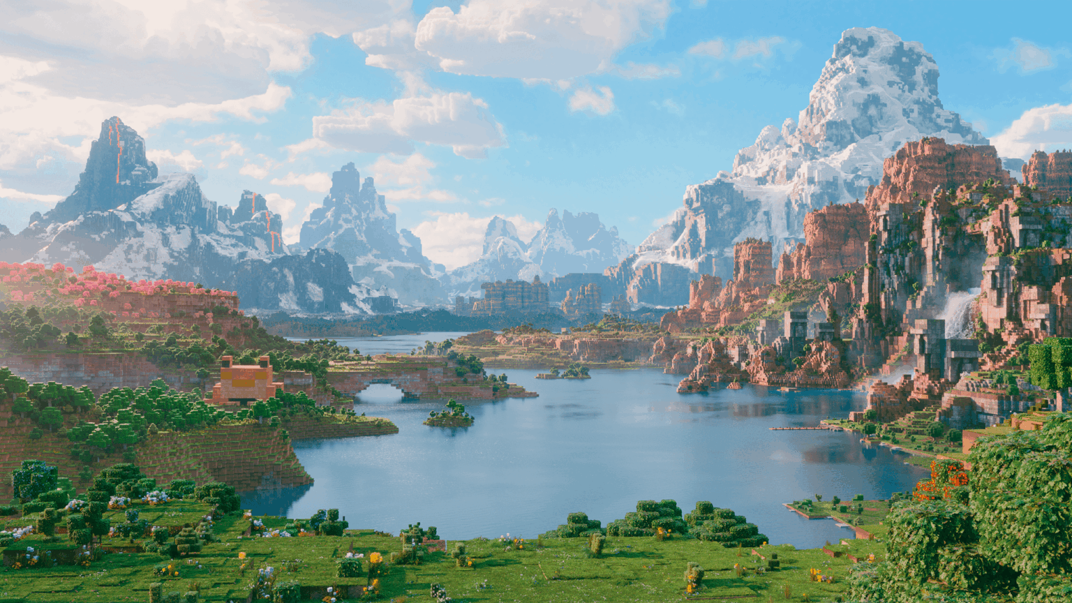 Minecraft の映画の写真を Minecraft 自体に変える方法はありますか?