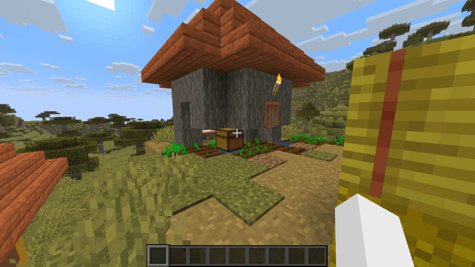 ハーフベッドとドア