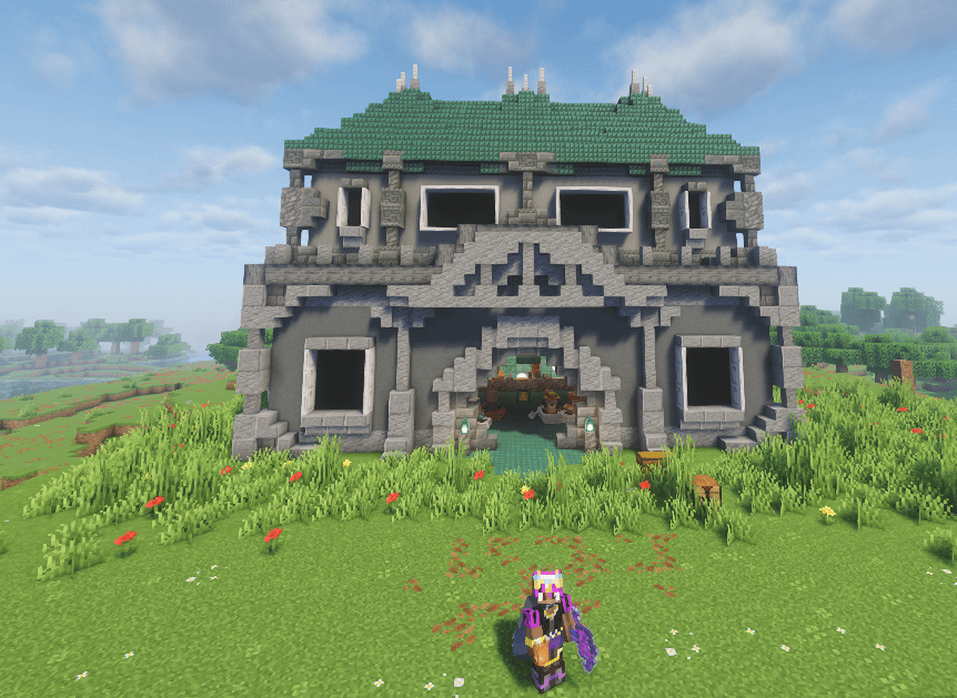 村人が私の村人のために建物を建てる