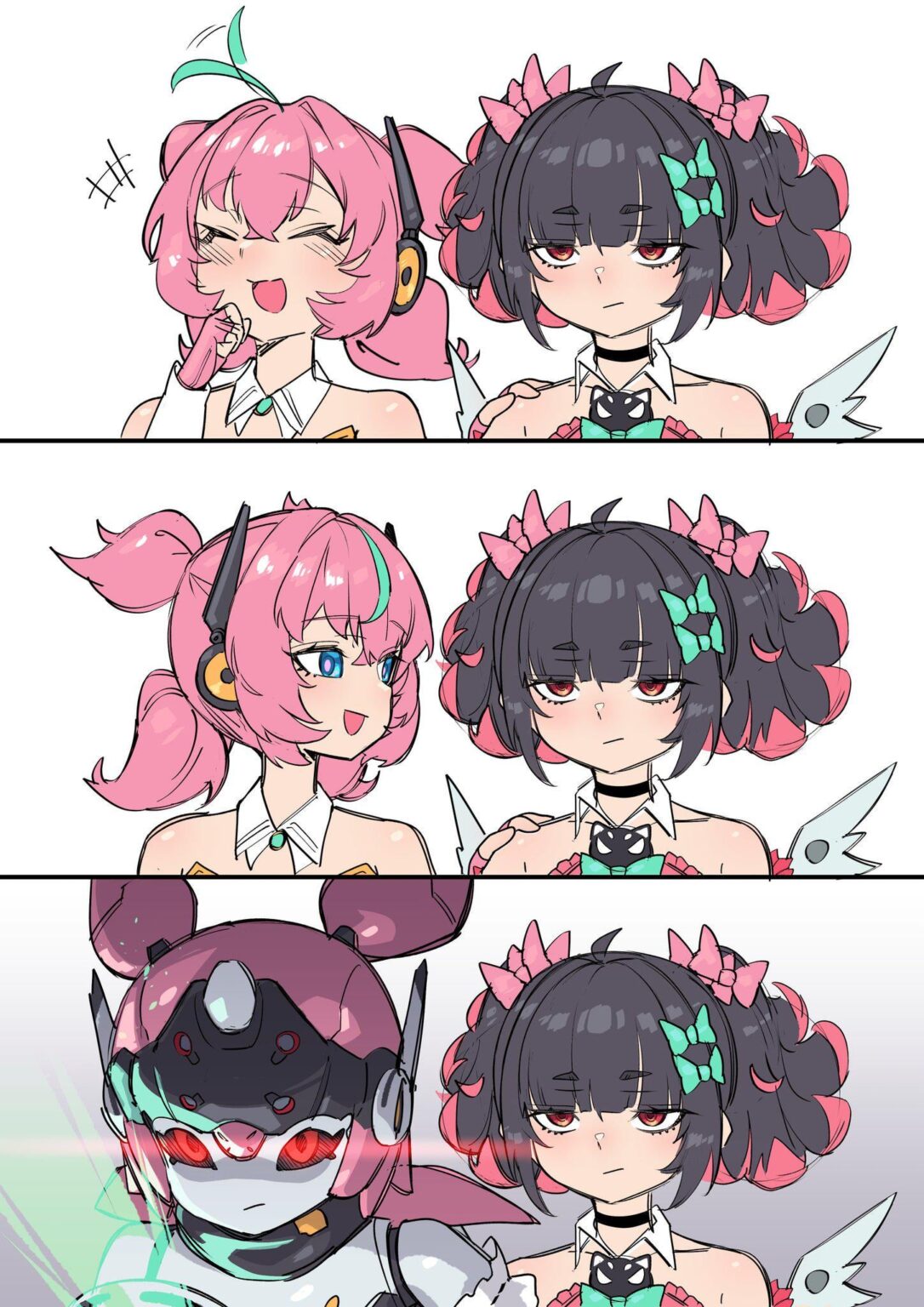 アリア: 「あれはスンナの悪口を言っている嫌悪者ですか 😂」 ナンゴン・ユー: 「...」 (@BLACKSAW42)