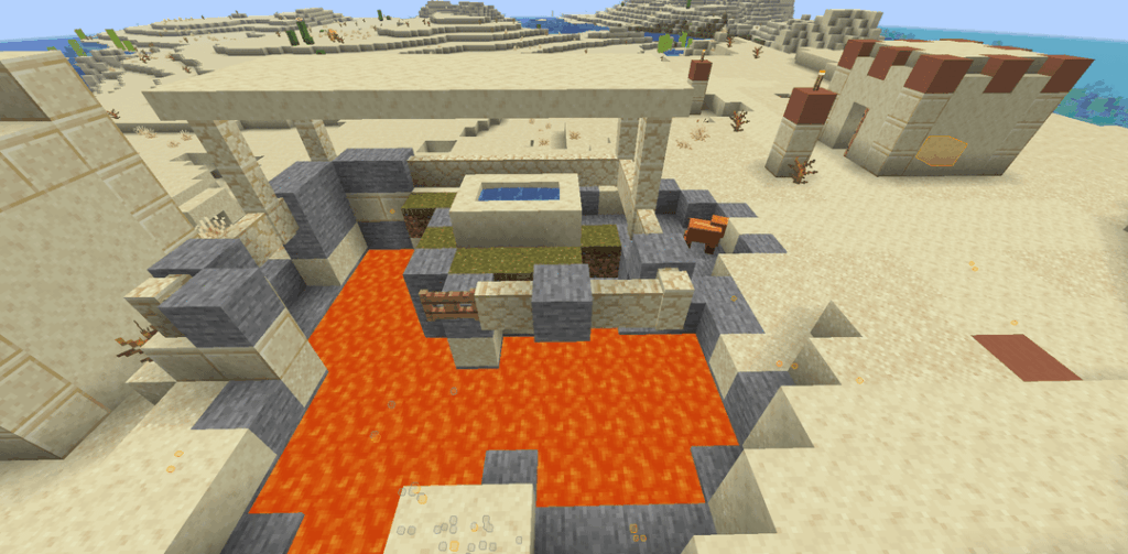 溶岩ペンが浮かぶ村: -2814083803719522611