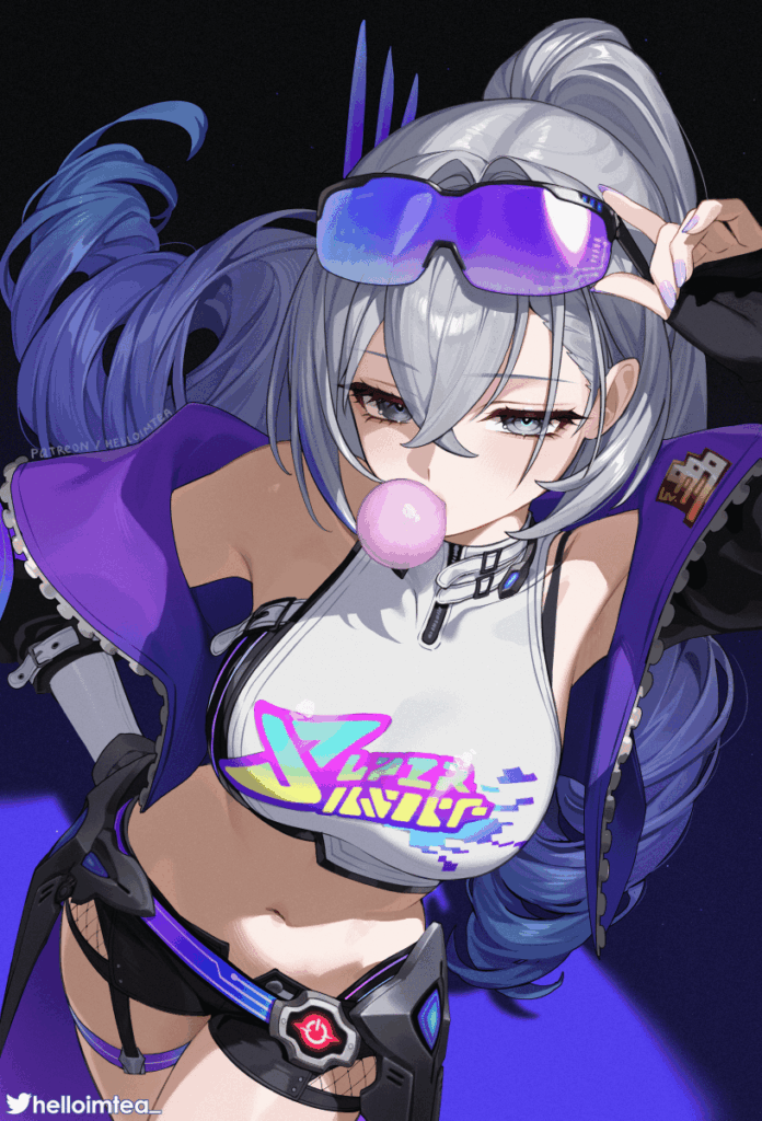 シルバーウルフLV.999を描きました