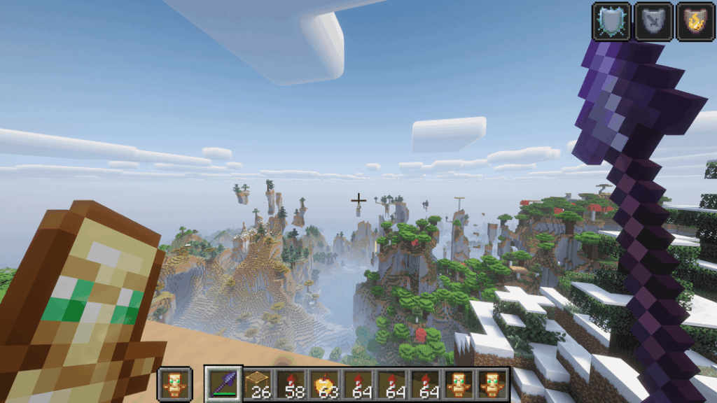 素晴らしい浮島と山の谷 (ジャワ) シード: -3040322346749520912 座標: 795 167 127 バージョン: 1.21.11