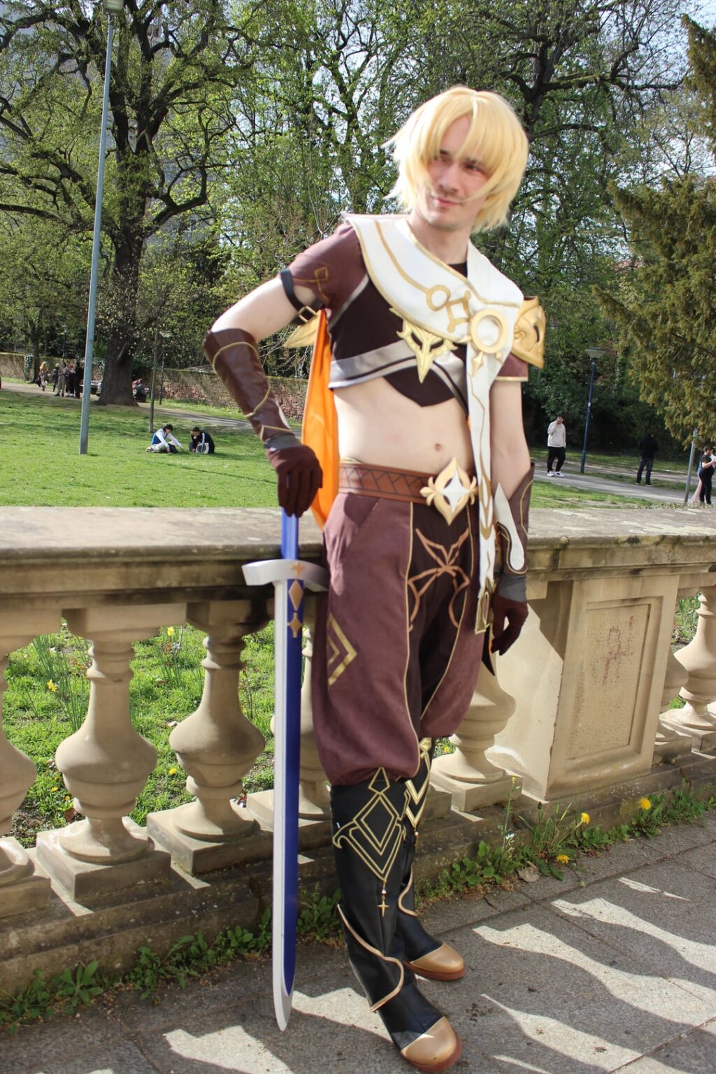 男性旅行者の私（コスプレ）