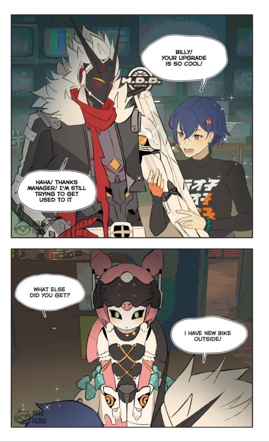 スターライトビリーとアリア (@mellfloushi on twitter)