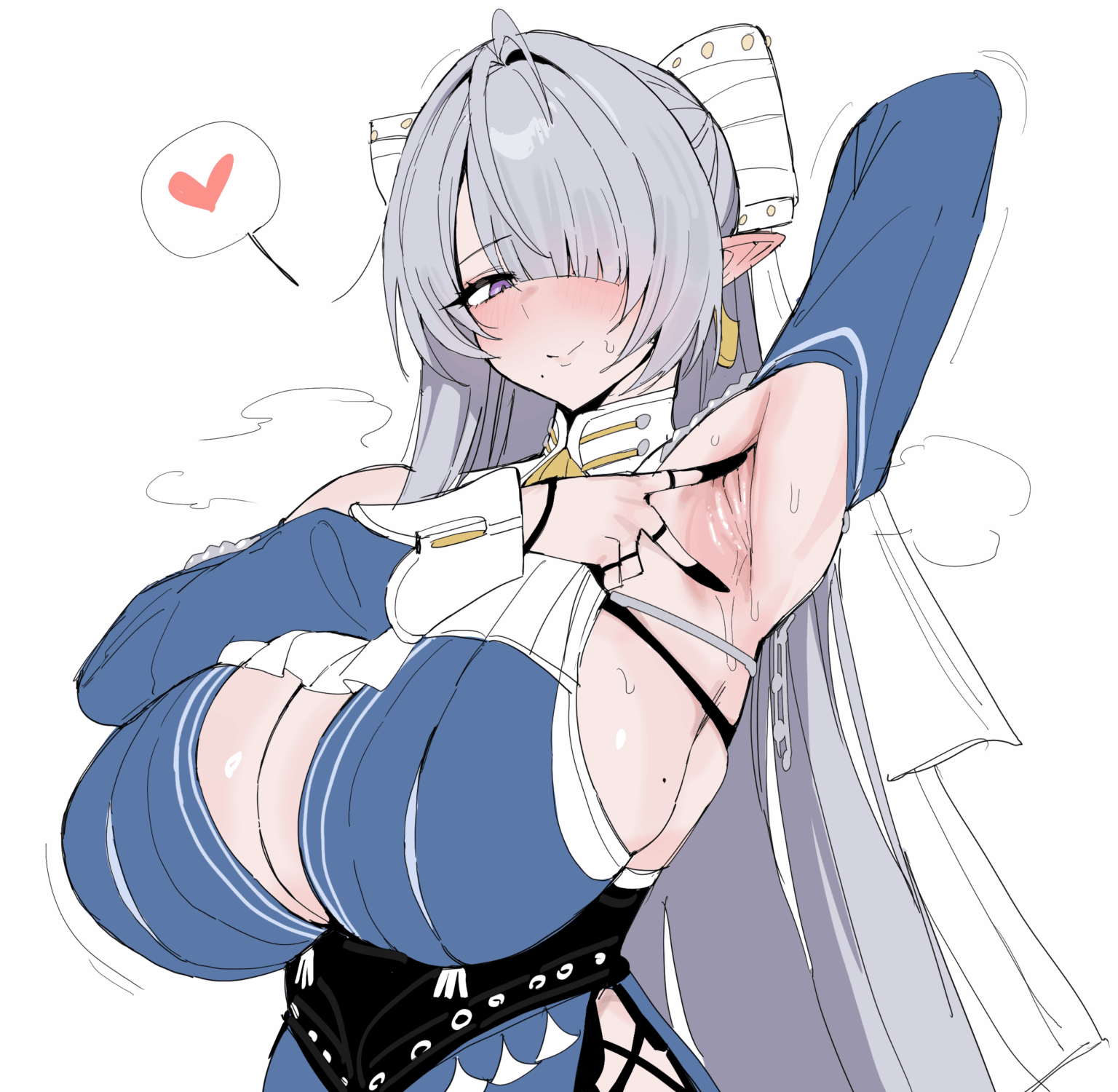 「見つめるなら、せめて正直に言ってください…💓」