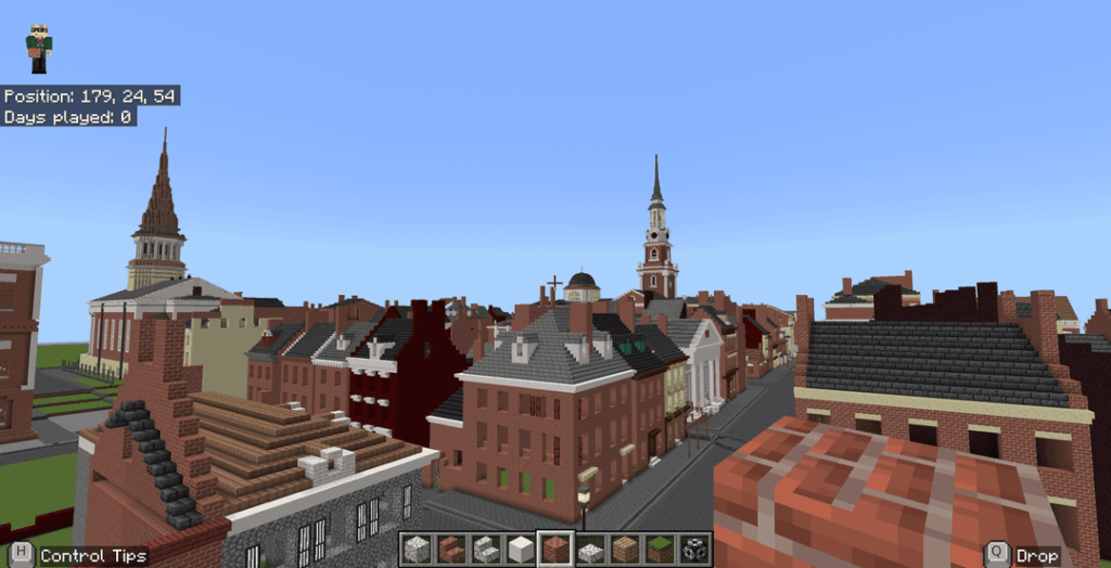 アメリカ 南北戦争前に私が自分の街のために建てたスタイルの長屋