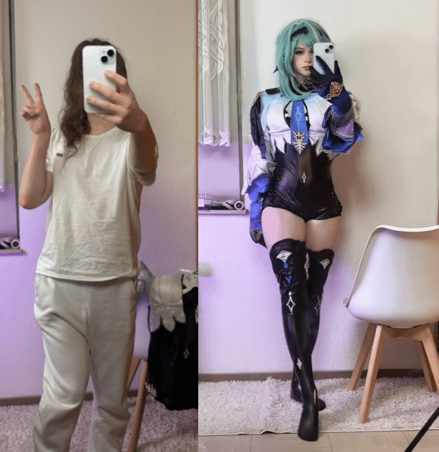 私(男)がユーラのコスプレをしました:3