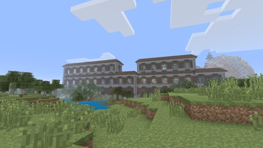 Wii U Edition では、2 つの森の邸宅がスポーン時に一緒に表示されます。