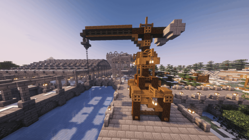 ドック用に作ったクレーンのデザイン