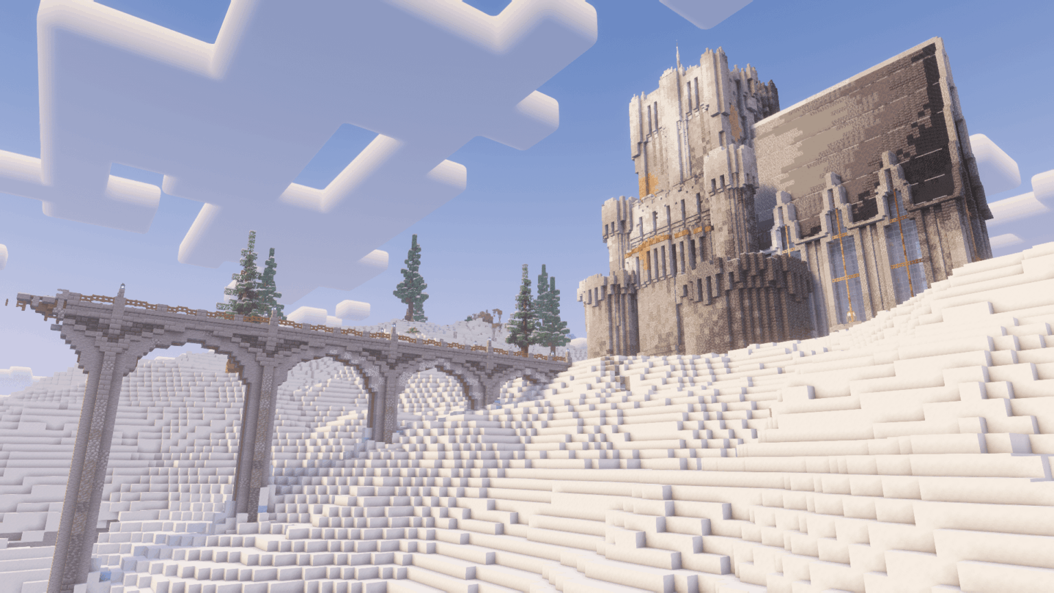 私が乗っているSMPのサバイバルキャッスル！