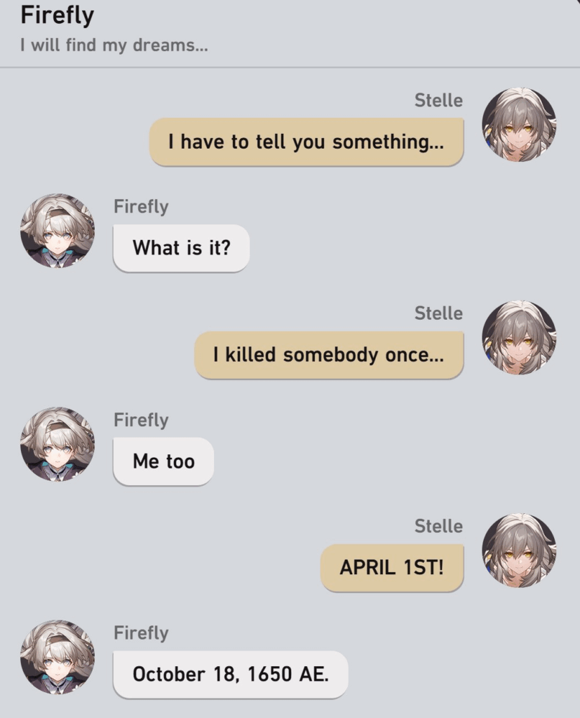 2 人の友人間の典型的な変換です。