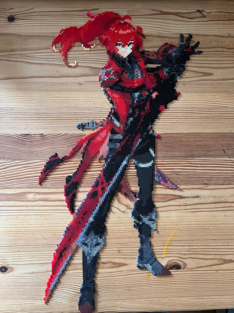 パーラービーズでディルクを作りました